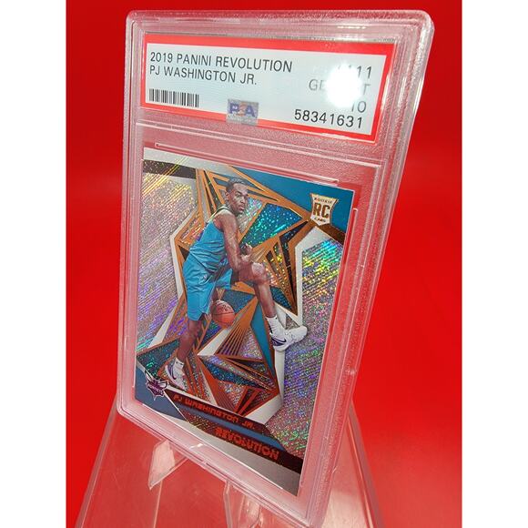 2019-20 Panini Revolution- Hornets Rookies #111 PJ Washington Jr. (RC) PSA 10 - Picture 4 of 5